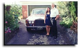 Going out in style in a Rolls Royce