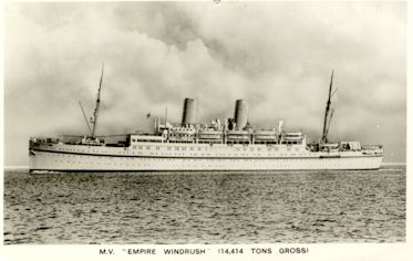 M.V. Empire Windrush (14414 tons gross)